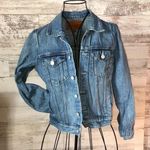 Lucky Brand denim jean jacket size small western denim coat boho jacket Photo 0