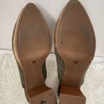 Lucky Brand  Womens LK Randre Mule Clog Block Heel Green Saddle Boho 7 Photo 7