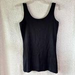A'nue Thin Strap Tank Top Stretchy Black Women's Size Small Made in USA NWT Photo 1