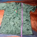 Vintage Costa Rica Tie Dye Green Tree Frog Graphic T Photo 9