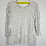 Lisa Todd Gray Front Pocket Sweater Size Medium Photo 0