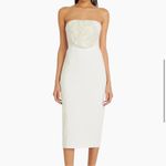 Amanda Uprichard Fae Rose Midi Dress Photo 8