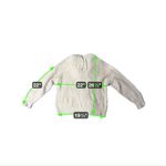 American Eagle  Cream Ribbed Knit Hooded Sweater - Size Medium Photo 1