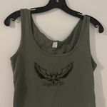 Original Hank the third concert Tank top early 2000 Green Size M Photo 0