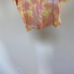 The Simpsons Women's Coral Tie Dye Graphic Tee Shirt Crew Neck Size X Photo 5