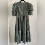 O.P.T. Green & White Polka Dot Papin Cottagecore Modest Midi Dress Size XS Photo 8