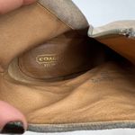 Coach Mason Booties Leather Suede Gray Taupe Photo 2