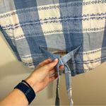 ✨ Vintage Ride Blue White Plaid Western Vest Medium Nepal Photo 7