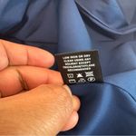 Lafayette 148 Royal Blue Cotton Blend Robe mini Dress w/ Elastic Waist sz M Size M Photo 7