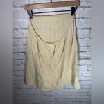 Madewell Noisy May linen‎ halter neck mini dress in cream women’s size medium Photo 3