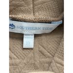 Southern Tide NWT Cordelia Pullover Sweater Womens XL Tan Quilted Button Sides Photo 6