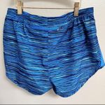 Nike  Equilibrium Modern Tempo Shorts Blue Stripped Women's Size Small Photo 1