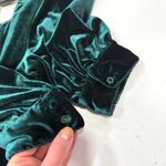 Rachel Parcell  Puff Sleeve Midi Dress green velvet  Size XS Photo 7