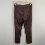 Andrew Marc Women's Brown Faux Suede Skinny Pull On Pants Size S Photo 4