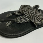 Sanuk yoga mat sling sandals gray & cream size 9 Photo 0