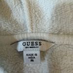 Guess  Women's Pink/White Ombré Cropped Hoodie Photo 2