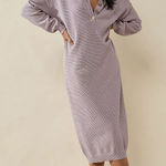 Free People Beach Hailee Sweater Dress Waffle knit Maxi Dress Size Small Photo 0