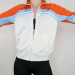 Nike Vintage 90s Orange and Light Blue Track Jacket Photo 1