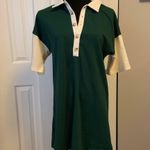 SheIn Hunter Green/Beige Colorblock Polo Dress Photo 1