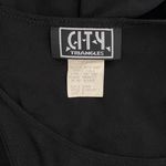 City Triangles 90s Romantic Goth Black Asymmetric One Shoulder Cinched Prom Formal Dress M Photo 6