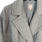 J.Jill Wool Blend Lined Pocket Single Breasted Coat, Jacket Gray Womens Size XL Photo 2
