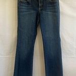 Ann Taylor Slim Boot Denim Jeans Womens Size 8 Embroidered Pockets Rodeo Barn Photo 0