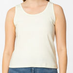 New York & Company Classic Tank Tan Size L Photo 0
