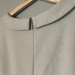 Adrienne Vittadini Neutral Sheath Dress Size 10 Beige Short Sleeve Minimalist Photo 4