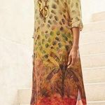 Soft Surroundings  Tivoli Midi Dress Jungle Print Photo 1