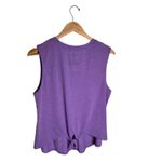 Disney  Little Mermaid Tank Top Size Large Purple Silver Dingle Hopper Back Knot Photo 4