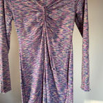 Lisa Says Gah NWOT  Space Dye Long Sleeve Mini Dress 90s Inspired - M Photo 0
