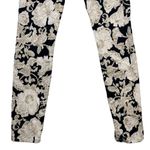 7 For All Mankind 7FAM Navy Blue Floral print Cotton Blend Skinny Denim Jeans Womens size 25 Photo 11