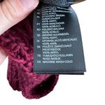 Divided by H&M Maroon Moss Stitch Knit Acrylic Infinity Scarf Photo 7