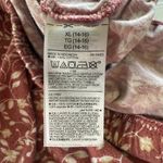 Old Navy dusty rose and cream floral short sleeve stretchy pullover XL crop top Photo 7