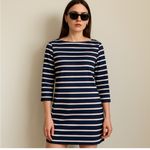J.Crew Navy, Red and Cream Striped Dress Women’s Size 4 Never Worn Office Work Photo 2