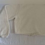 Wild Fable Sherpa Faux Fur Cropped Hoodie Sweatshirt Photo 4