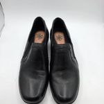 Earth Origins Women’s Black Leather Slip Ons Size 8.5 Photo 0