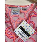 Gretchen Scott Tunic Dress Sz S Pink 3/4 Sleeve Top Beach Coverup Artsy Resort‎ Photo 2