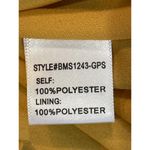 4SI3NNA Quinn Medium Gold Orange Black Animal Print Satin Midi Skirt Photo 7