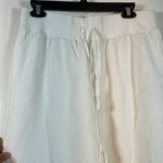 Elan  100% Linen 8.5" Rise Wide Leg Pants Size Large EUC #VEG-2781 Photo 1