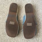 Lucky Brand  Denim Blue Twist Slide Espadrille Sandals Women's Size 9 Photo 9