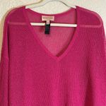 Black Label by Chico's XL Pink Knit V Photo 3