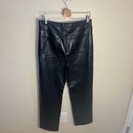 Aritzia Wilfred The Melina Pant In Black Faux Leather Size 12 Photo 4