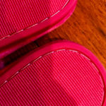 Bobeau bebe NWT FUCHSIA rhinestone logo memory foam fur fuzzy flip flops/slippers 8 Photo 10