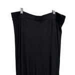 Heather Women's Size M Black Long Maxi Stretch Knit Pull Photo 1