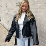 Pretty Little Thing Leather Jacket Photo 0