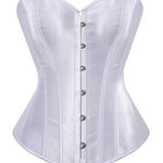 SheIn  White Satin Corset Shapewear Photo 0
