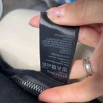 ALLSAINTS Fera Sleeveless Sweater Black Zipper Vest Alt Goth Wrap Small Modal Photo 4