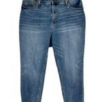 Kut From The Kloth  Rachael High Rise Mom Jean size 14W Ab Fab Cropped Ankle Photo 1
