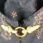 R & M Richards Karen Kwong 8P Black Asian Print Top Photo 3